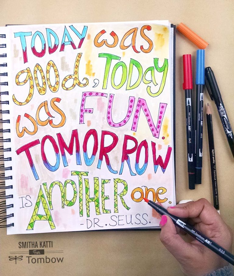 National Read Across America Day: Colorful Quote art - Tombow USA Blog