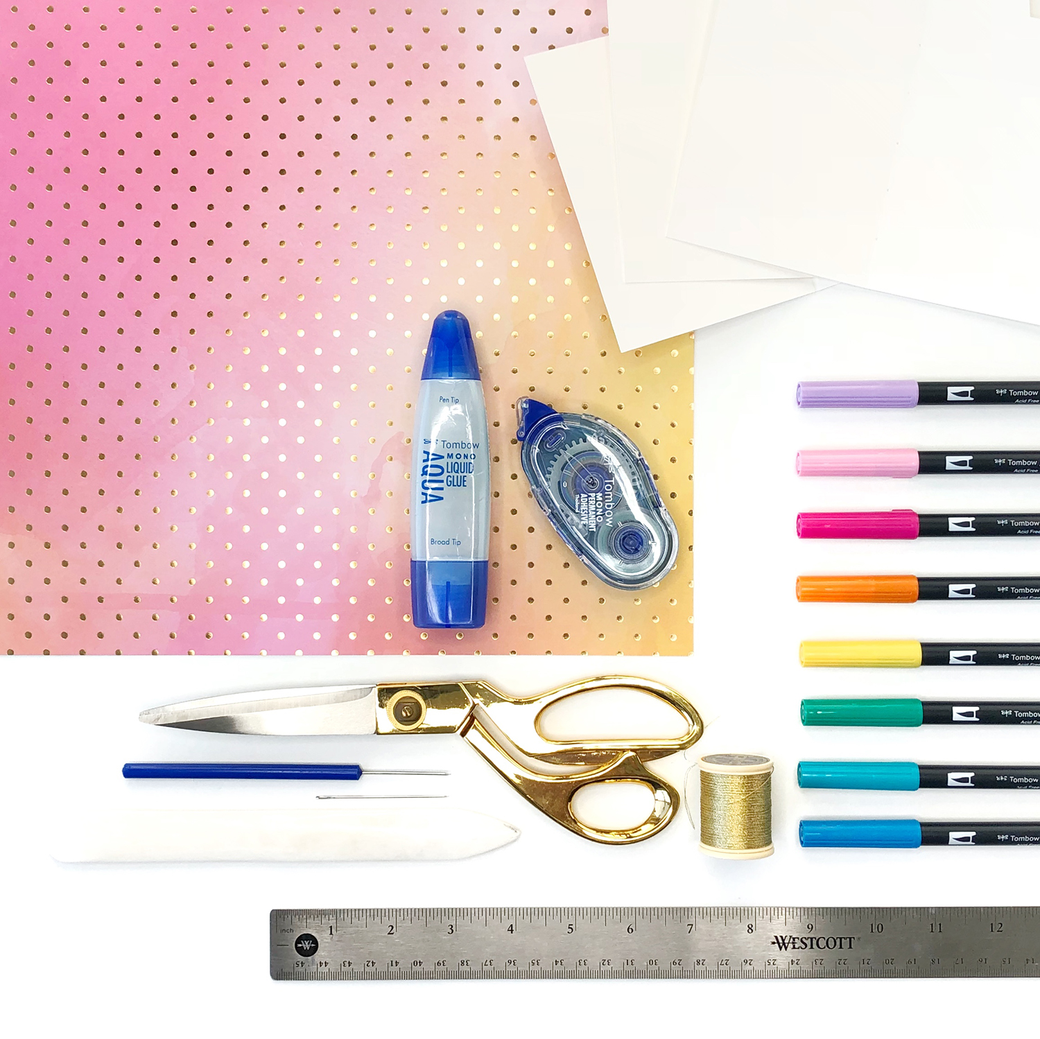 How to Make Your Own Mini Art Journal Tombow USA Blog