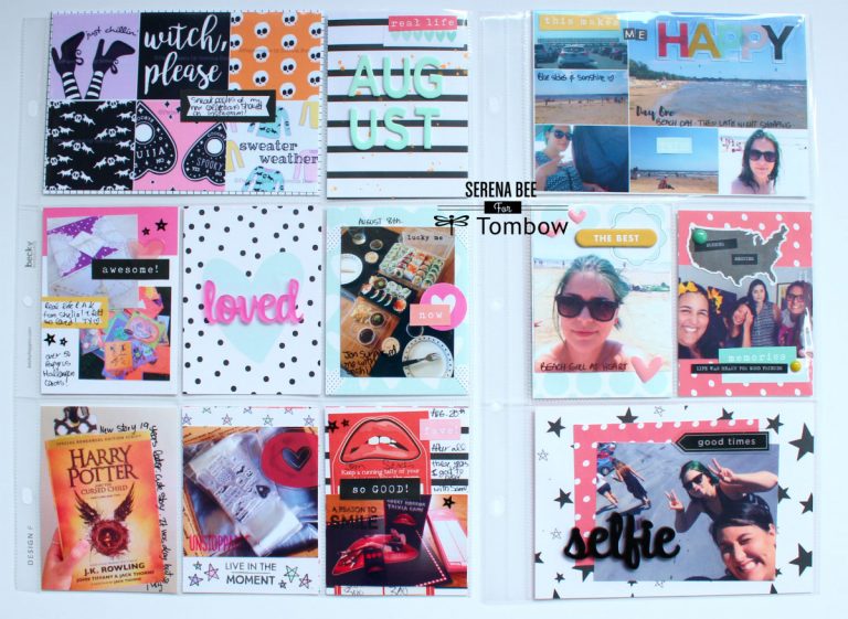 August Pages ft. Felicity Jane By Serena Bee - Tombow USA Blog