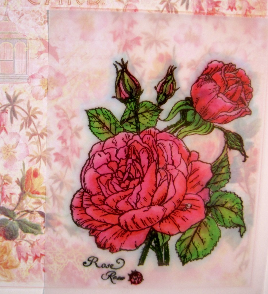 Blending on Vellum by Marie Browning Tombow USA Blog