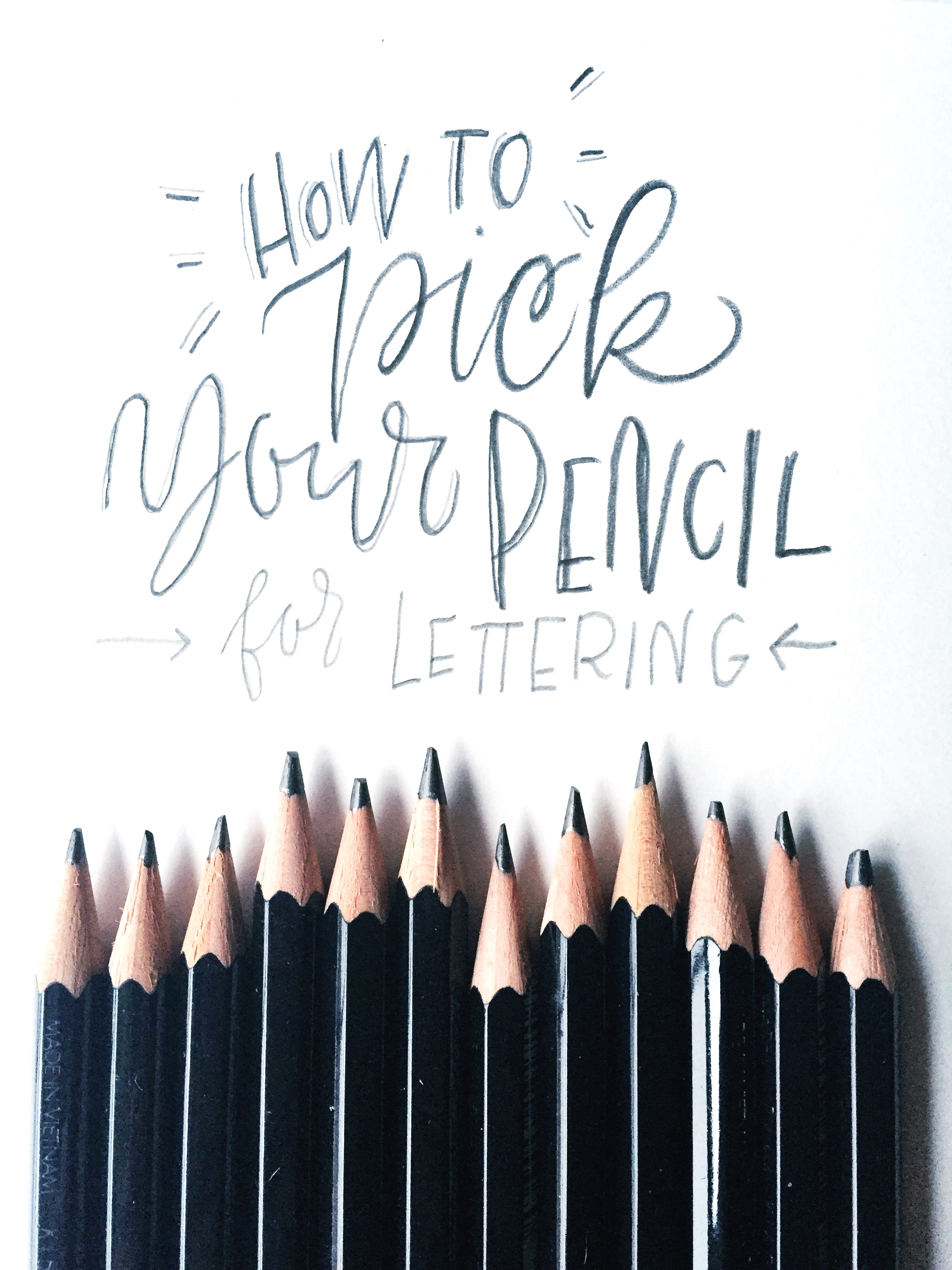 Pencil Calligraphy, Calligraphy for beginners