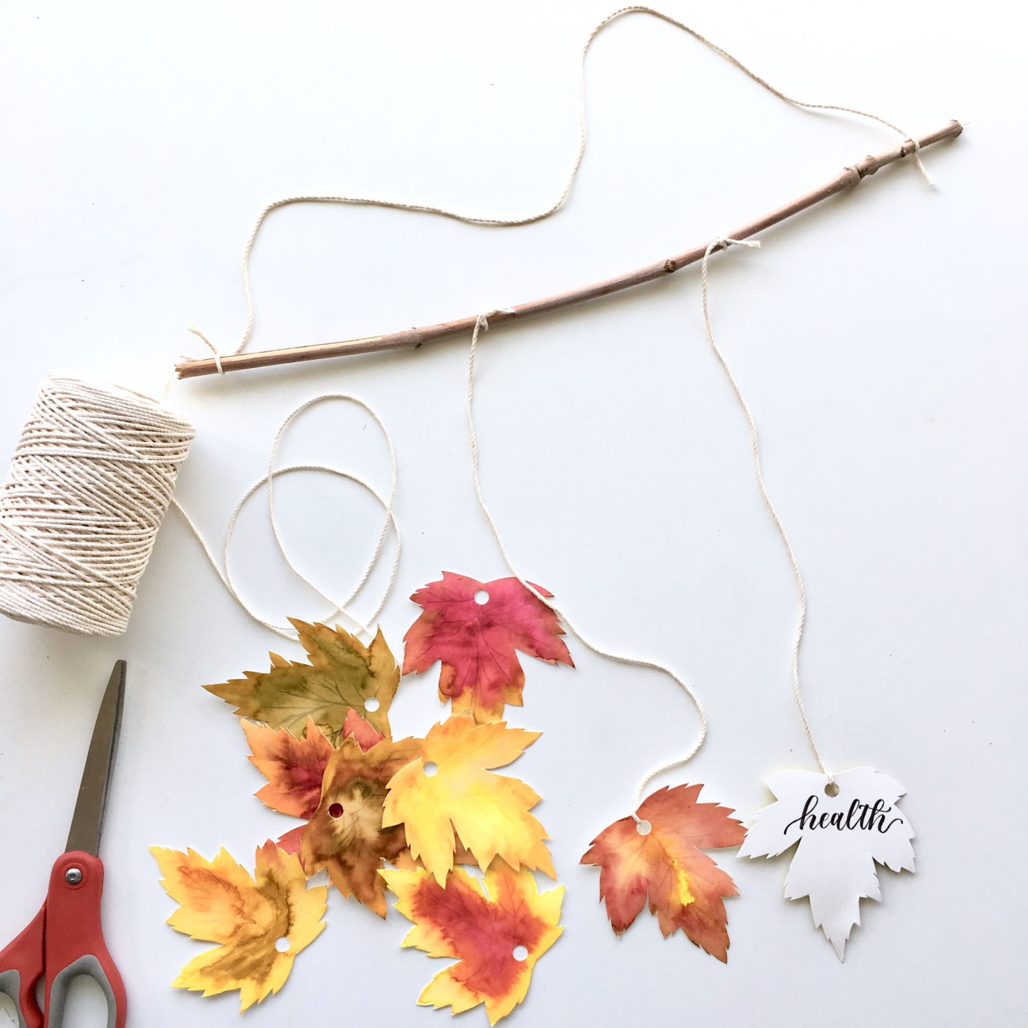 DIY Fall Thankful Branch - Tombow USA Blog