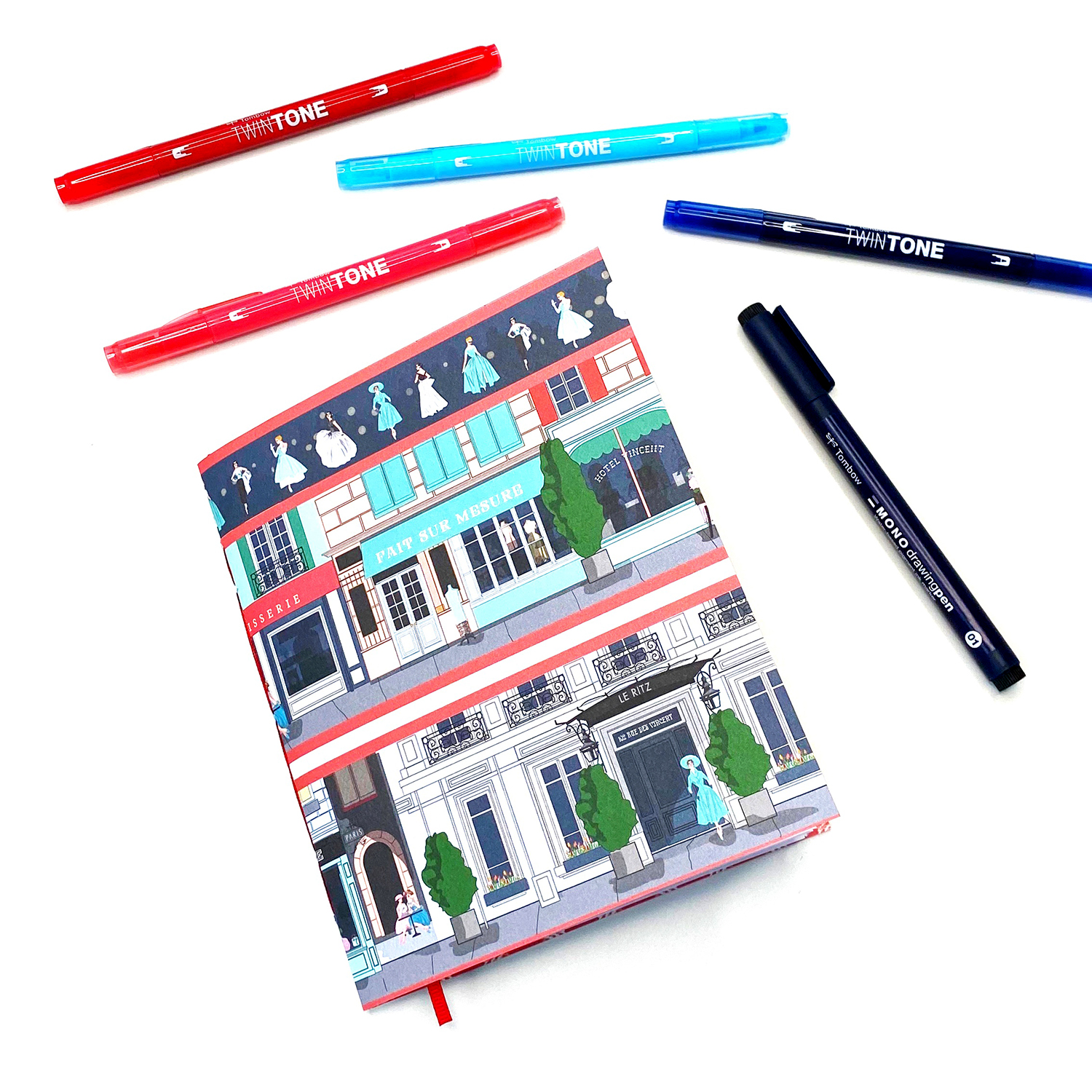 Using Scrapbook Paper in Your Traveler's Notebook - Tombow USA Blog