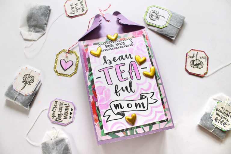 DIY Custom Mother's Day Tea Gift Bag Tombow USA Blog