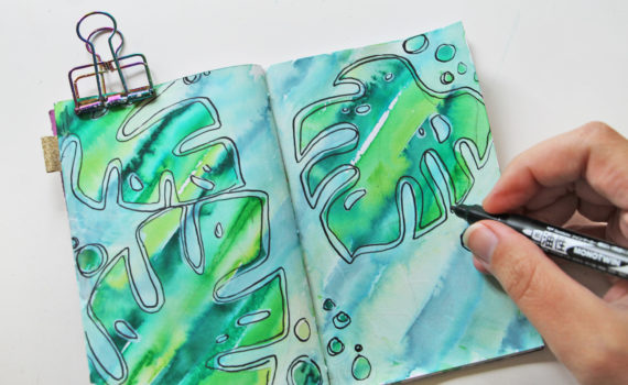 Watercolor Art Journaling with Tombow Markers - Tombow USA Blog
