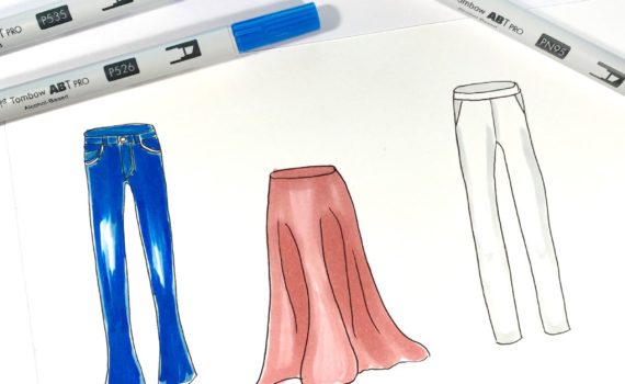 Creating With Tombow ABT Pro Fashion Palette #tombowusa