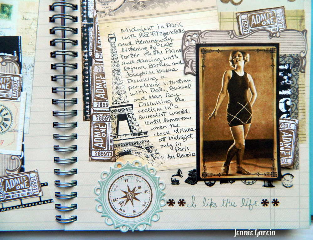 How To Art Journal with Scrapbook Supplies - Tombow USA Blog