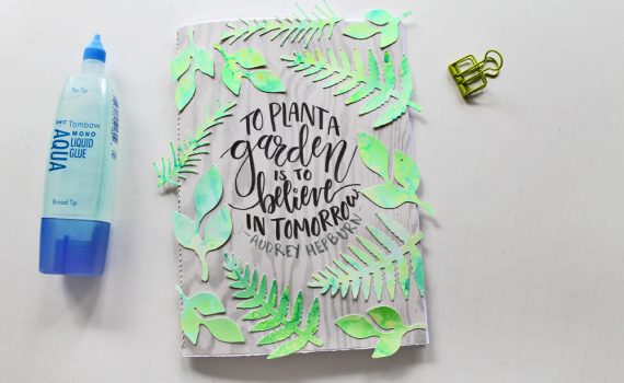 Easy Mixed Media Art Journal Page - Tombow USA Blog