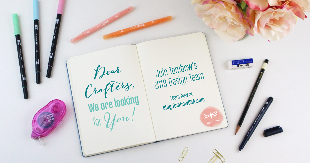 Announcing our 2018 Design Team Call Out - Tombow USA Blog
