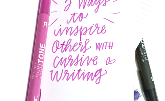 Cursive Writing Archives - Tombow USA Blog