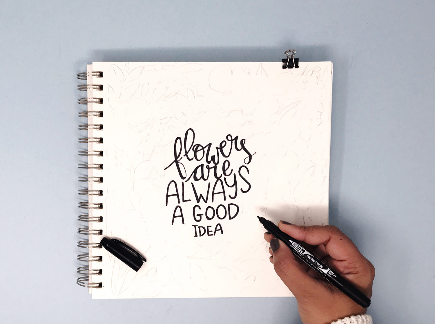 Watercolor Quote Art Tutorial - Tombow USA Blog